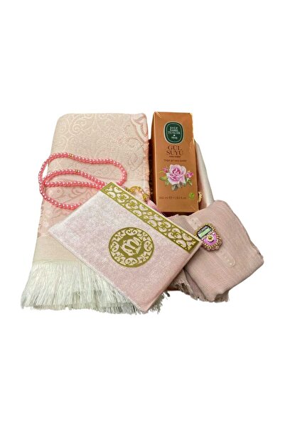 RALİN GİFT PUDRA RENK SECCADE HEDİYE KUTUSU