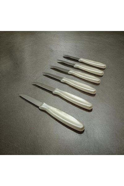 istoç Cooker 2649 - 6-Piece White Fruit Knife