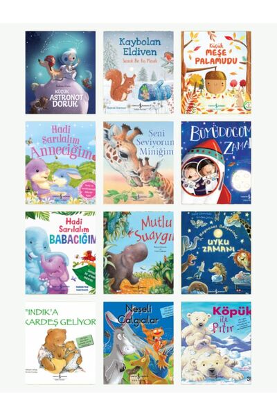 TÜRKİYE İŞ BANKASI KÜLTÜR YAYINLARI Utangaç Ayı Monti Şu Yaramaz Tavşanlar Se...