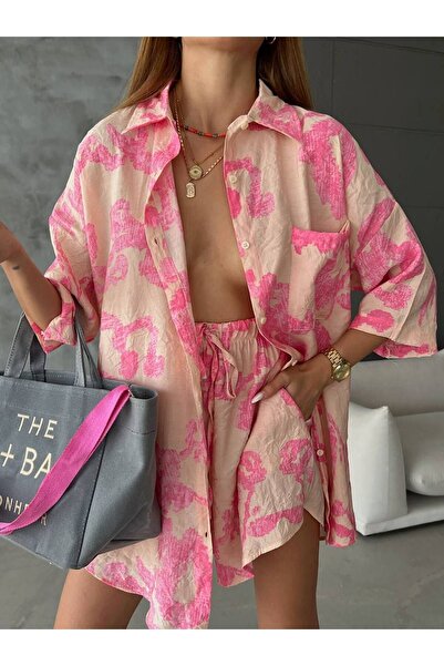 Double Ba2 Soft Pink Kimono Set
