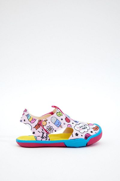 Dudino Sandale pentru copii cu model Coral Girl Queen cu velcro