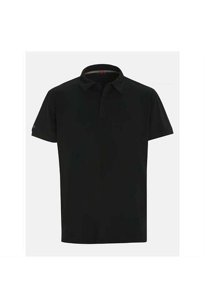Slam Ανδρικό μπλουζάκι πόλο TECH PIQUE POLO SS BLACK