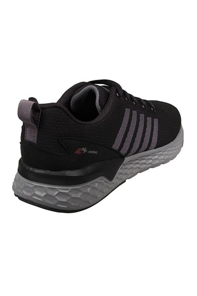 M.P. Men's Lace-Up Black Sports Shoes 221-2303mr 100
