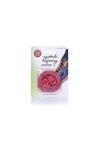 Magiclocks Pembe Kilitli Elastik Akıllı Bağcık