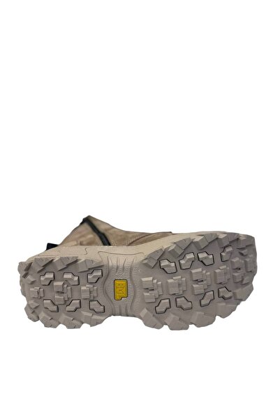 Bulldozer 240245 Hakiki %100 Nubuk Deri Termo Kauçuk Kışlık Kaydırmaz Taban Bağcıklı Fermuarlı Kum E