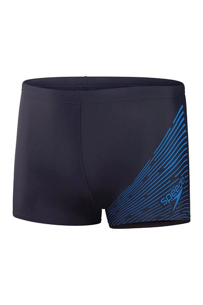SPEEDO Ανδρικά μαγιό - SPEEDO MEDLEY LOGO, ASHT AM ΣΚΟΥΡΟ ΜΠΛΕ