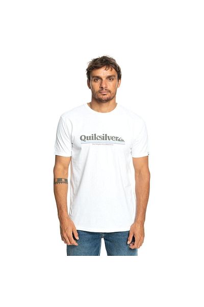 Quiksilver BETWEENTHELINES M TEES WHITE Men's Tshirt