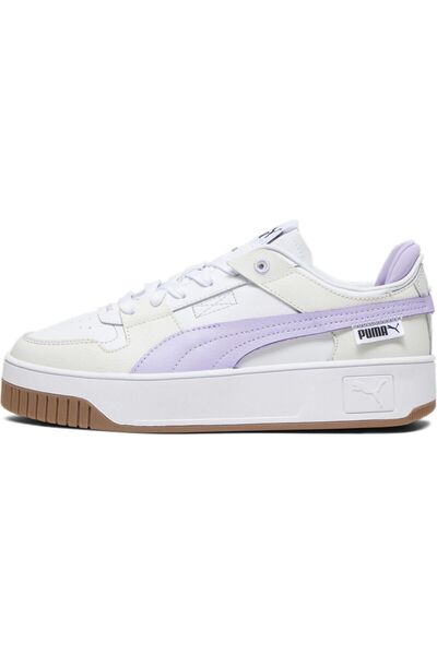 Puma Carina Street VTG White-Purple Women's Casual Shoes