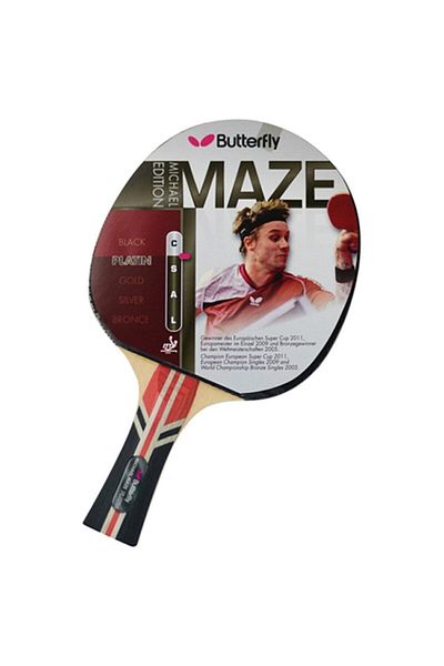BUTTERFLY Mıchael Maze Platinum P.p.racket Colorful Unisex Table Tennis Racket