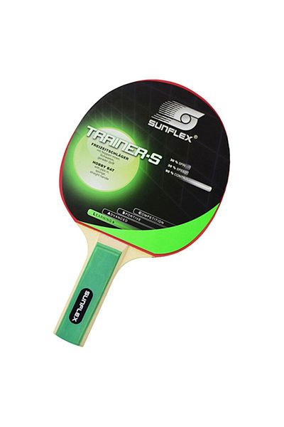 SUNFLEX مضرب تنس طاولة ملون للجنسين من Trainer S P.p.racket