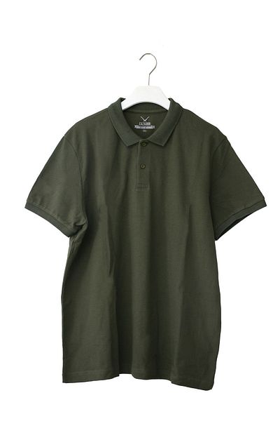 Cazador Ανδρικό μπλουζάκι πόλο CAZ 4713 Khaki - Σχέδιο Πικέ