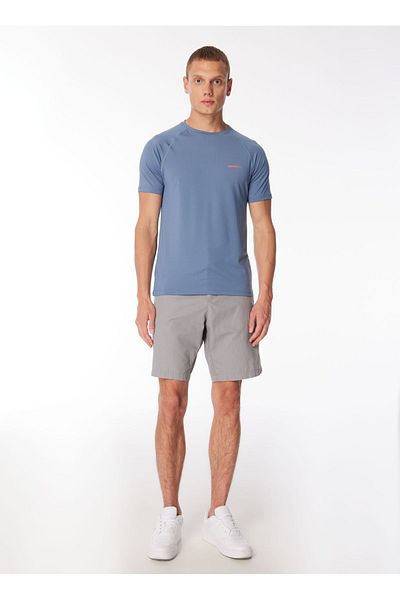 Merrell Ανδρικό μπλουζάκι με μπλε στάμπα με λαιμόκοψη - M3TEND_TEND