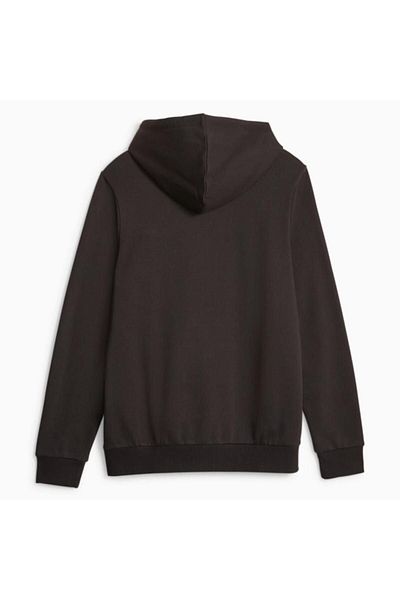 Puma ESS+ Metallic Logo Hoodie FL BLACK Women's Tracksuit