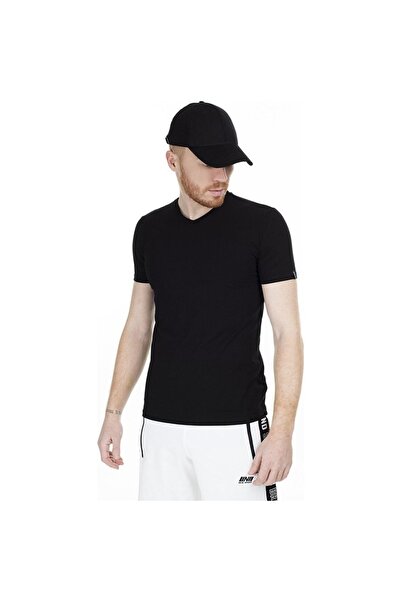 New Brand Ανδρικό μπλουζάκι V-Neck 02824