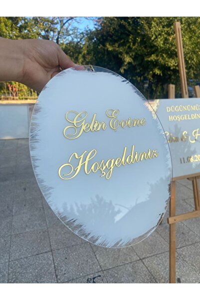 Modayna Gelin evine hoşgeldiniz kapı süsü