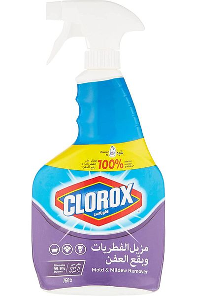 Clorox Multipurpose Cleaner Mold and Mildew Remover 750 mililitres, Trigger Spray Bottle