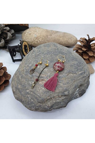 Porsuk Alternatif اليدوية العرقية أصيلة الهبي مجموعة من 3 أقراط