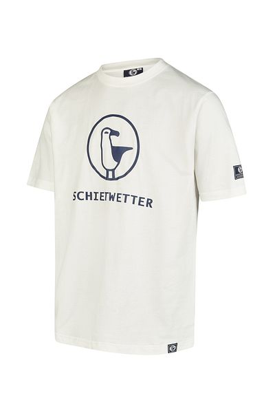 SCHIETWETTER T-Shirt "fabian", Logo-Print, Luftig, Leicht, Sommerlich