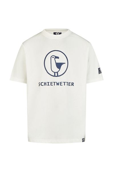 SCHIETWETTER T-Shirt "fabian", Logo-Print, Luftig, Leicht, Sommerlich