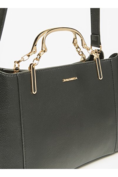 Flora Bella by Shoexpress Solid Tote Bag with Handles and Detachable Strap - W 29.5 x H 20 x D 13.5 cm