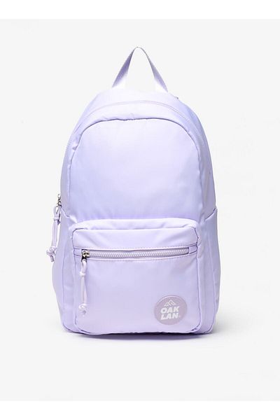 Oaklan by Shoexpress Logo Applique Backpack with Adjustable Straps - 36x30x15 cm