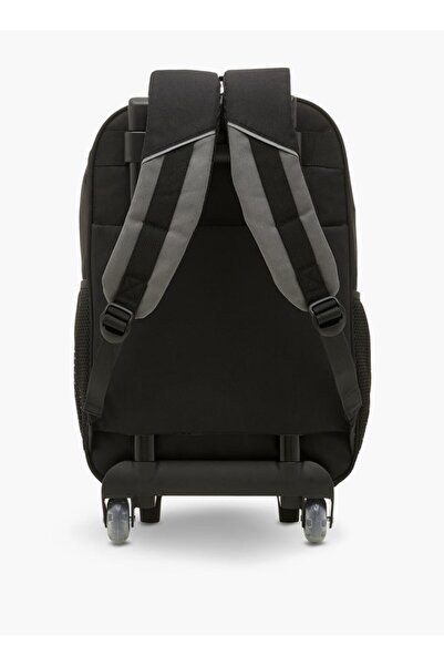 LBL by Shoexpress Colourblock Trolley Backpack with Retractable Handle - 44x16x30 cm