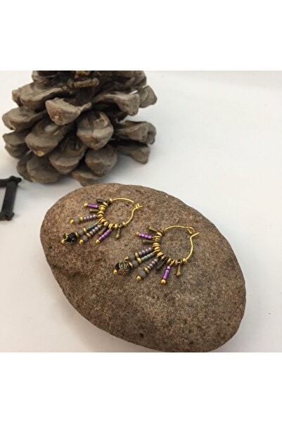 Porsuk Alternatif أقراط مصنوعة يدوياً من حجر السيراميك