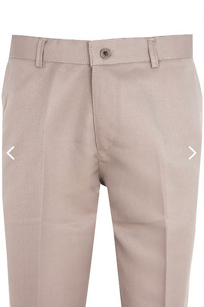 Varetta Ανδρικό λινό παντελόνι σε μπεζ Dobby Classic Cut Pocket