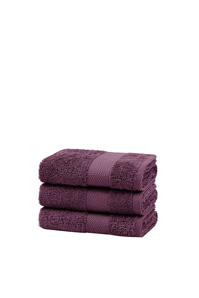 Yataş Essentials 3-Piece Guest Towel Set Fuchsia - 30X50 cm