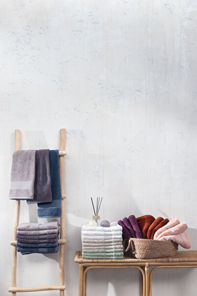 Yataş Essentials 3-Piece Hand / Face / Head Towel Set Powder - 50X90 cm