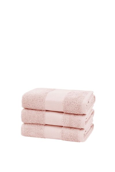Yataş Essentials 3-Piece Hand / Face / Head Towel Set Powder - 50X90 cm