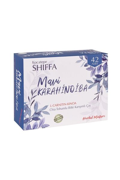 Kocatepe Shiffa Baharat Mavi Hindiba Detoxs Karışık Bitki Detoks Çayı 42 Günlük