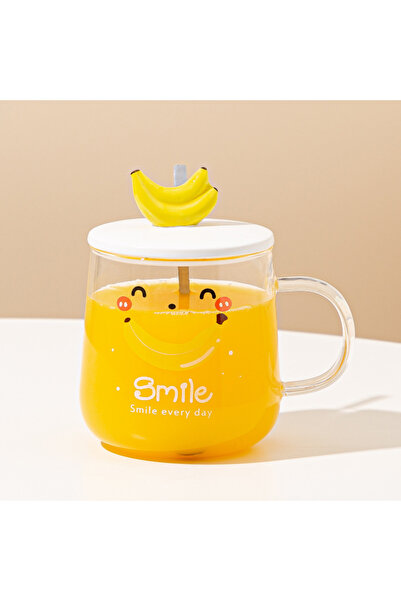 Livava كوب زجاجي من موز، 9×8
