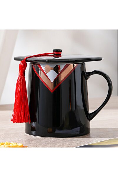 Livava Graduation Ceramic Mug, Red, 10.5X8