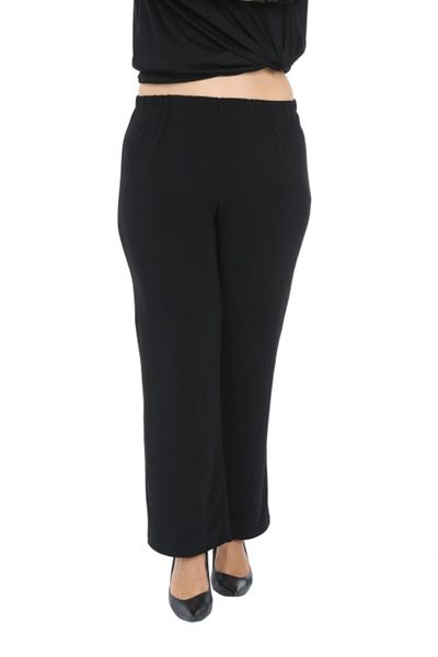 GOLVEN Plus Size Elastic Waist Trousers