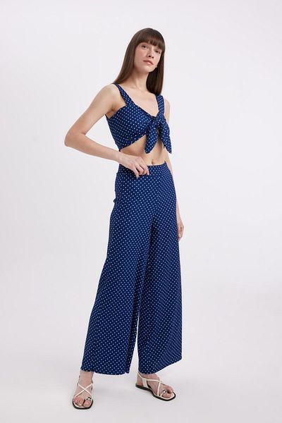 DeFacto Gepunktete Wickelhose mit weitem Bein - D4265AX24HS