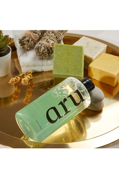 ARU Regenerierendes Haarshampoo, Reparatur von beschädigtem Haar und Pflege, von Silikonen, Parabenen, Sul