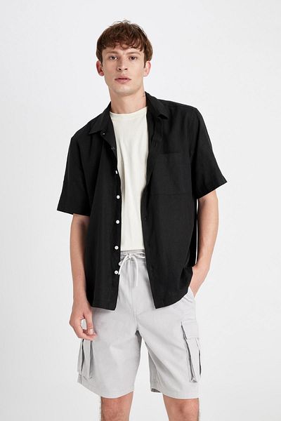 DeFacto Bequeme Gabardine-Bermudashorts – C5400ax24sm