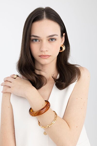 DeFacto Brățară de damă din 3 piese de culoare aurie - C9002axns