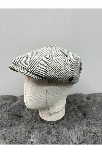 Makro Optik 8 Pieces Winter Wool Hat Fish Back ( Peaky Blinders )