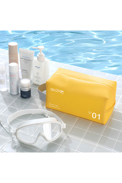 DEKOHOP Makyaj Malzemesi Sıvı Dayanıklı Pvc Seyahat Plaj Havuz Fitness Kozmet...