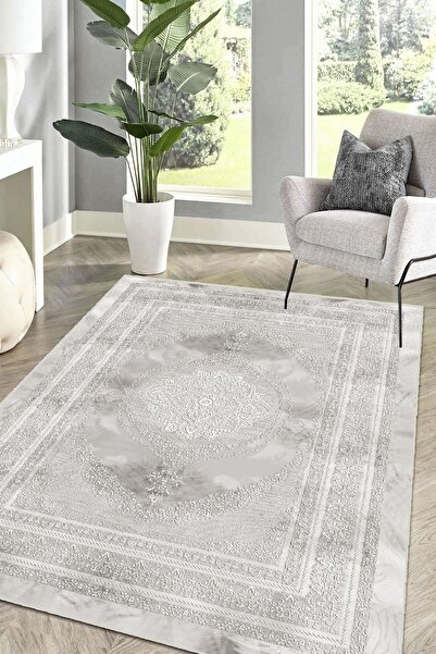MUA HOME DECOR Dijital Baskı Yıkanabilir Kaymaz Taban Salon Halısı Mutfak Hal...