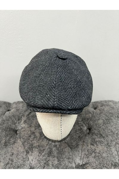 Makro Optik 8 Pieces Winter Wool Hat Fish Back ( Peaky Blinders )