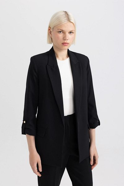 DeFacto Sacou Regular Fit Guler Sacou Basic Blazer C3215AX24SM