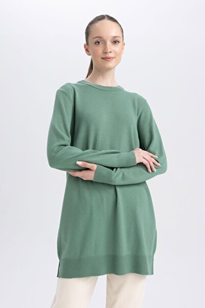 DeFacto Crew Neck Regular Fit Tunic H3431az23wn