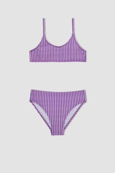 DeFacto Gestreiftes Bikini-Set für Mädchen - C1235A824SM
