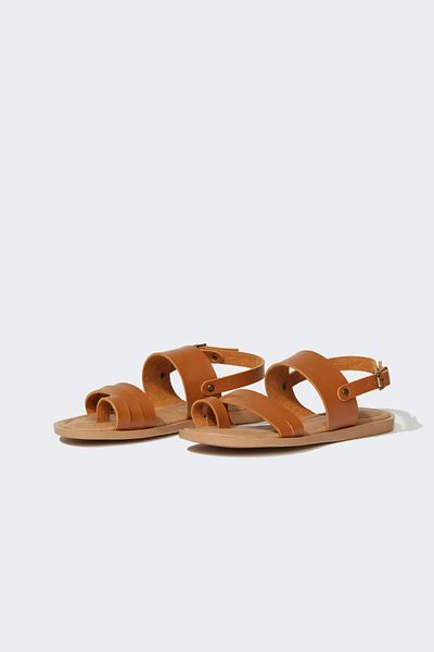 DeFacto Damen-Slip-On-Sandalen mit flacher Sohle C3735AX24HS