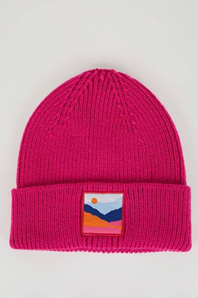 DeFacto Pletený dámský baret - tkaný štítek, A6330ax23wn