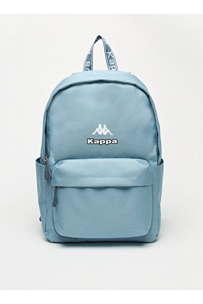 Kappa Logo Detail Backpack with Adjustable Shoulder Straps - W 15 x H 41.5 x D 28.5 cm