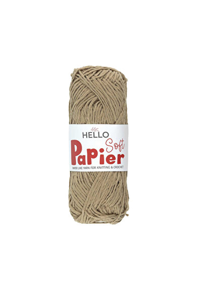 Hello Soft Papier Kağıt Çanta Örme İpi 100 Gram 100 Metre Bambu P03